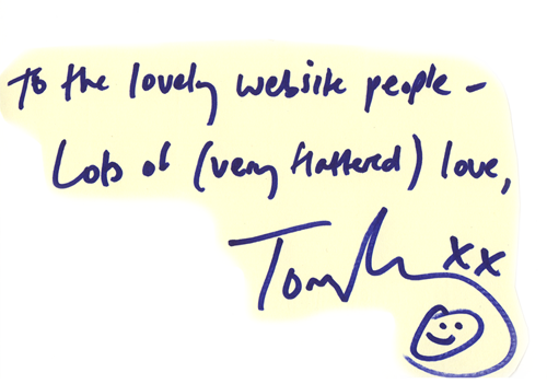 Message from Tom Message from Tom